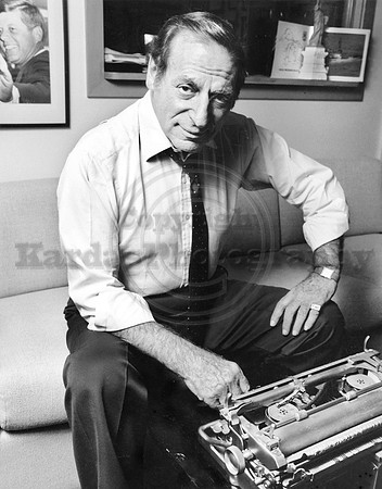 Irv w/ his original typewriter